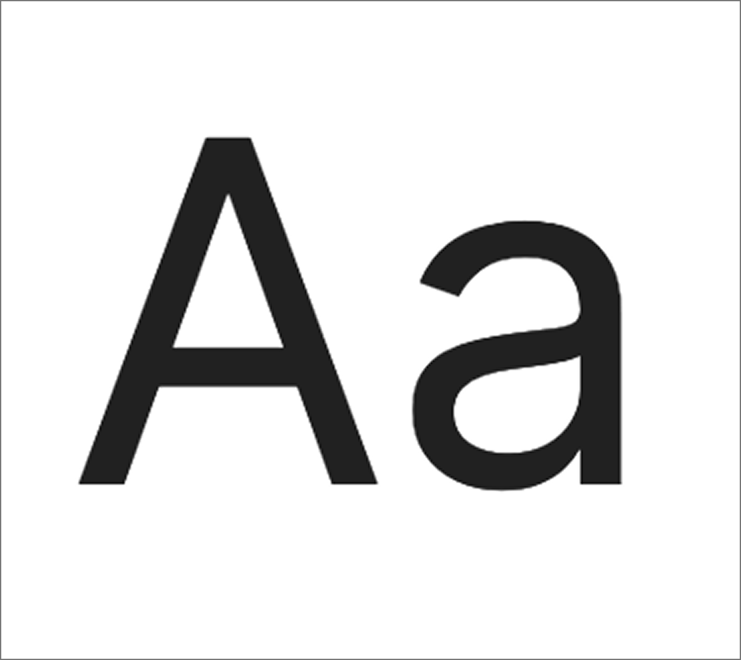 Text with Inter font